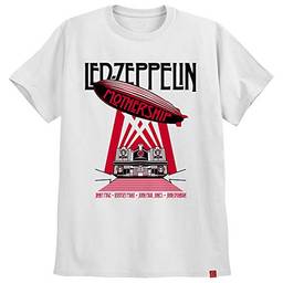 Camiseta Led Zeppelin Mothership Camisa Bandas Ultra Skull XG