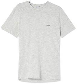 Camiseta Slim Flamê, Calvin Klein, Masculino, Mescla, PP