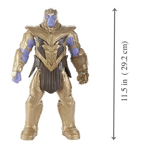 Boneco Titan Hero Marvel Deluxe - Thanos, Avengers, Roxo
