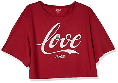Camiseta Estampada, Coca-Cola Jeans, Feminino, Vermelho Philly, P