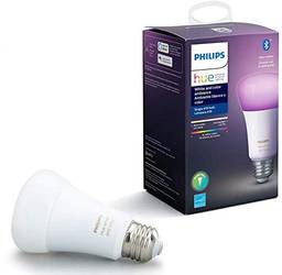 Philips Hue White & Color Ambiance Lâmpada E27 220V - Iluminação Inteligente Controlada Por Wifi E Bluetooth, compatível com Amazon Alexa.