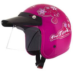 Pro Tork Capacete Liberty Compact For Girls 58 Rosa