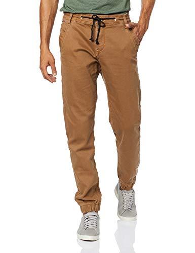 Calça masculina Jogging, Sawary Jeans, Masculino, Cáqui, 48