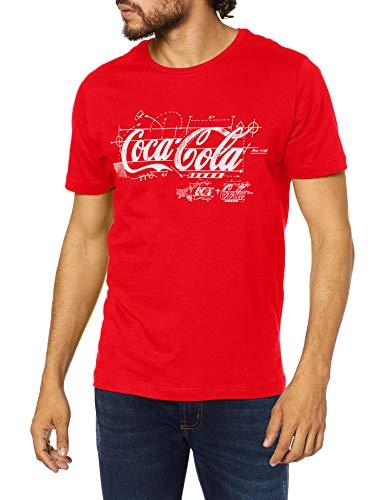 Coca-Cola Jeans, Camiseta Estampada, Masculino, Vermelho Ife, M