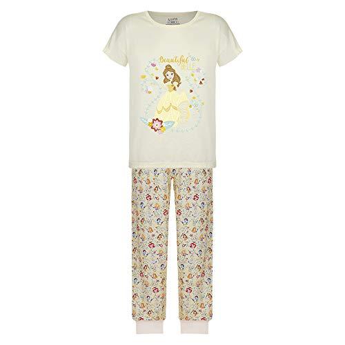 Pijama Disney KF Bella Longo meninas Creme 8
