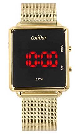 Relógio Condor Feminino Digital Led COJHS31BAA/4X Dourado
