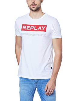 Camiseta Not Ordinary People, Replay, Masculino, BRANCO, M