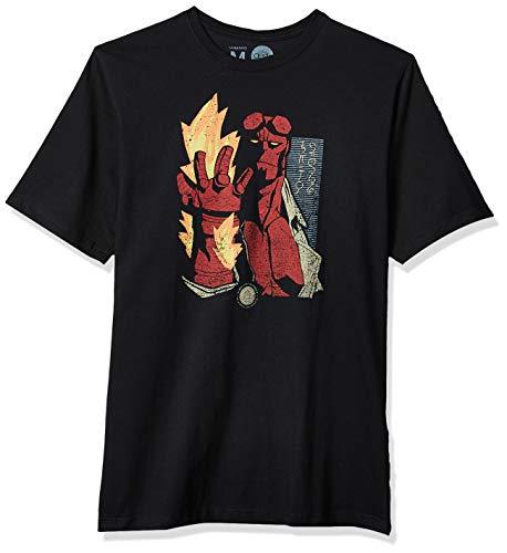 Camiseta Hellboy, Studio Geek, Adulto Unissex, Preto, P