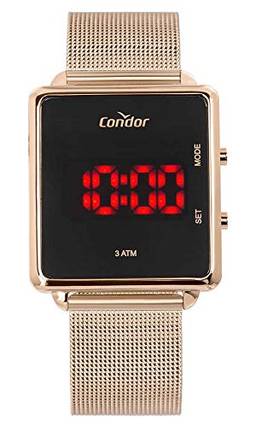 Relógio Condor Feminino Digital Led COJHS31BAB/4J Rose