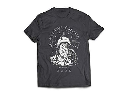 Camiseta/Camisa Masculina Dark Série Tamanho:G;Cor:Preto