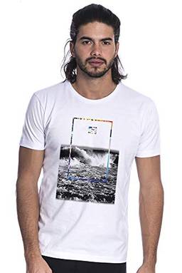 Camiseta Waves, Long Island, Masculino, Branco, P