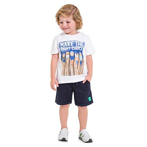 Camiseta Infantil, Meninos, Milon, Branco, 6