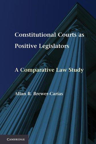 Constitutional Courts as Positive Legislators: A Comparative Law Study