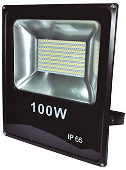 Refletor Deep LED 6500K Luz Branca Ip65, LLUM Bronzearte, 35719, 100W, Preto