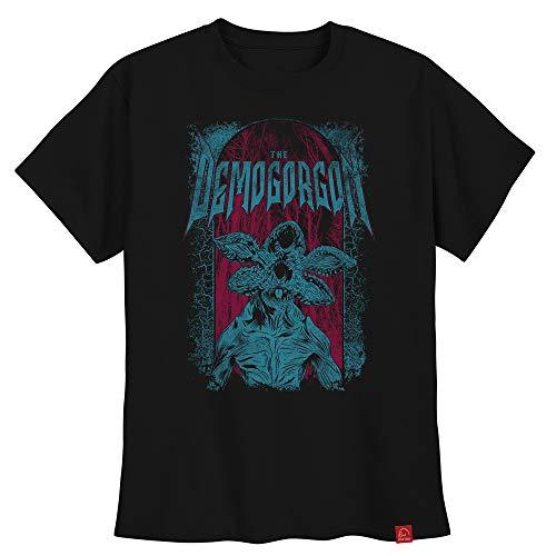 Camiseta Stranger Things Demogorgon Camisa Série Ultra Skull P