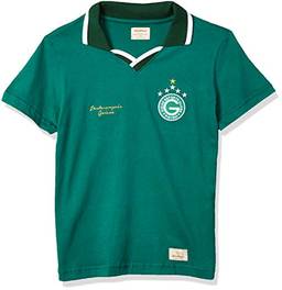 Camiseta Manga Curta Futebol Goiás 2000, RetrôMania, Criança Unissex, Verde, G