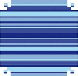 Papel Cartolina Dupla Face Dec.Azul C/Listras 150g.48x66 - Pacote com 20 V.M.P, Multicor