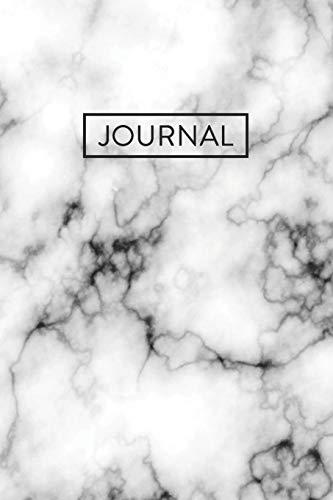 Journal: White Marble Notebook (6x9)