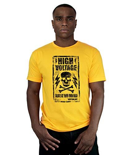 Camiseta High Voltage, Ventura, Masculino, Amarelo, G