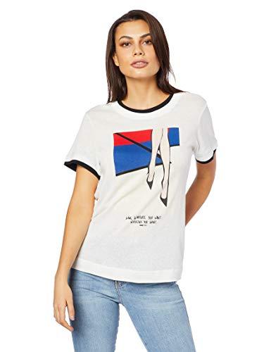 Camiseta Comfort, Forum, Feminino, Branco Amarelado (Off Shell), M