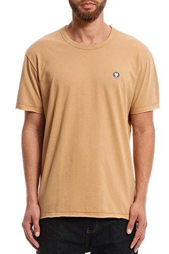 Triton Camiseta Básica Masculino, P, Bege