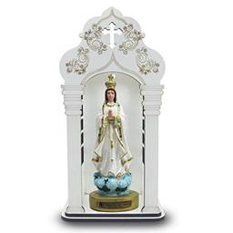 Capela Com Imagem Nossa Senhora De Fátima (23Cm) - Inquebrável