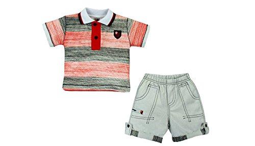 Conjunto Camiseta Polo e Bermuda Flamengo, Rêve D'or Sport, Criança Unissex, Vermelho/Preto, 6