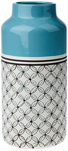 Clemence Vaso 34 * 15cm Ceramica Azul/bran Cn Home & Co Único