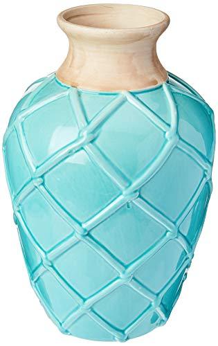 Aquamare Vaso 24cm Ceramica Azul Cn Home & Co Único