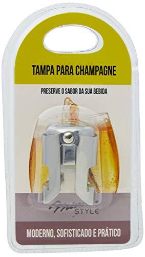 Tampa Para Champanhe Mimo Style Prata