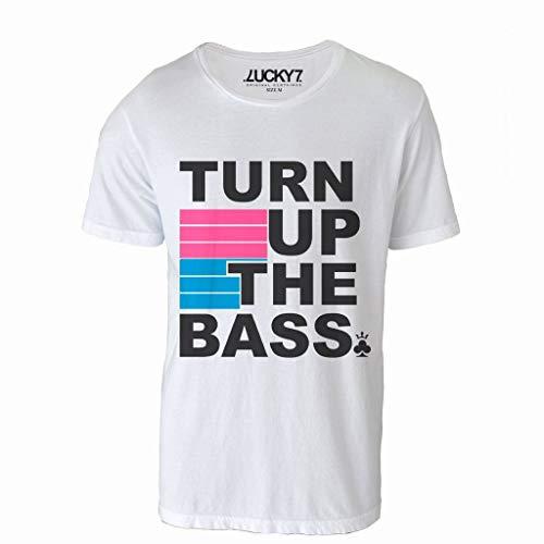 Camiseta Eleven Brand Branco GG Masculina - Turn Up The Bass