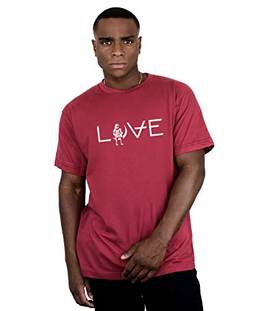 Camiseta Love, Action Clothing, Masculino, Vinho, G