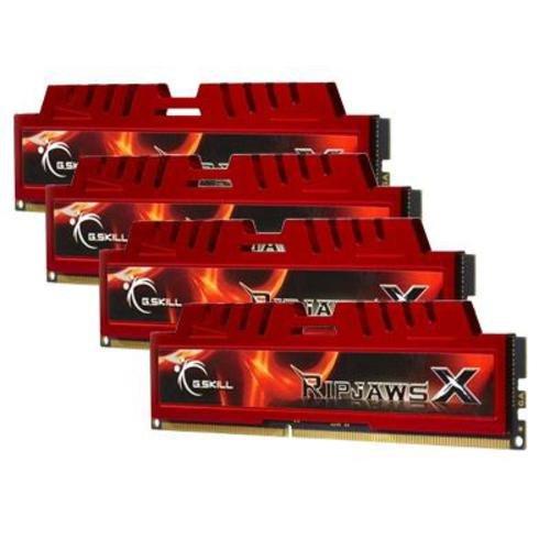 Kit de Memoria RipjawsX 4X8Gb 240P D3 1600 12800, G.SKILL, F3-12800CL10Q-32GBXL, 32 GB