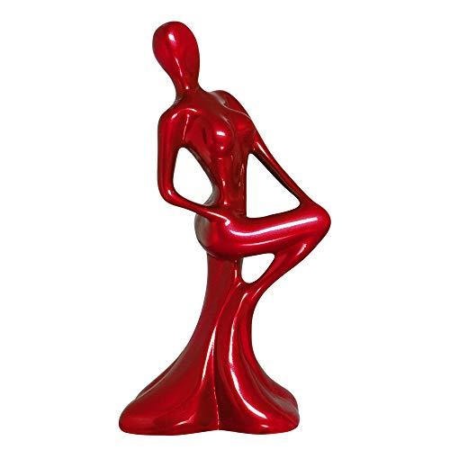 Escultura Bailarina Ceramicas Pegorin Vermelho No Voltagev