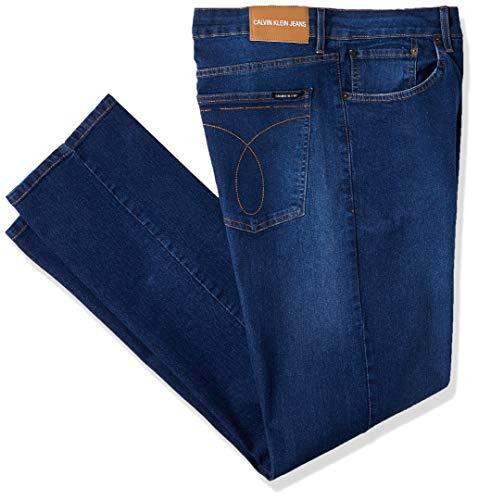 Calça Jeans Straight, Calvin Klein, Masculino, Azul Médio, 50