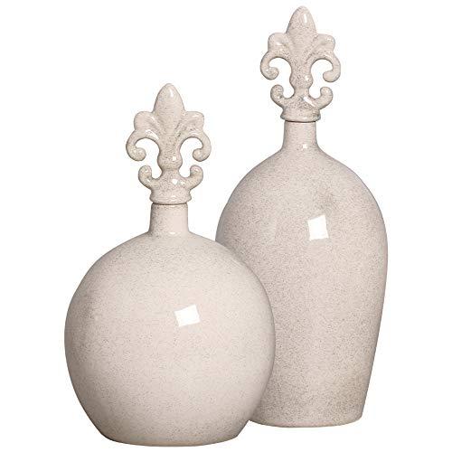 Duo Pote Monaco/lisboa T. Flor De Liz Ceramicas Pegorin Areia