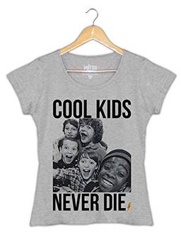 Camiseta Baby Look Cool Kids Never Die