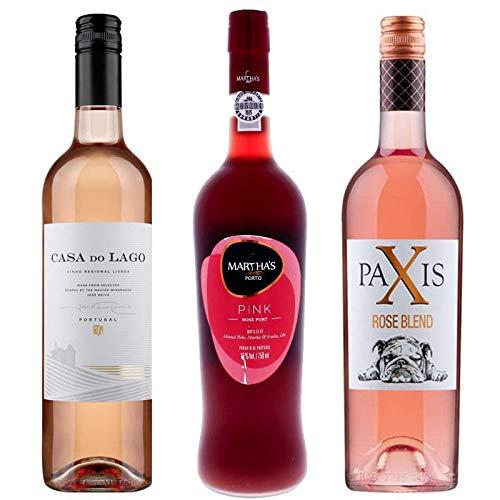 Kit de Vinhos Rose contendo 3 Rótulos