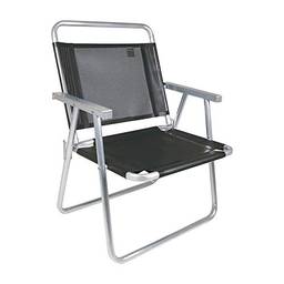 Cadeira Oversize Alumínio Preta Mor