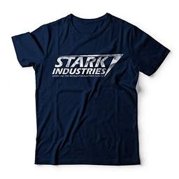 Camiseta Stark Industries Logo Unissex Manga Curta 100% Algodão