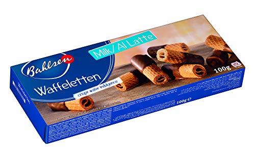 Rolinhos de Wafer com Cobertura de Chocolate ao Leite Bahlsen Caixa 100g