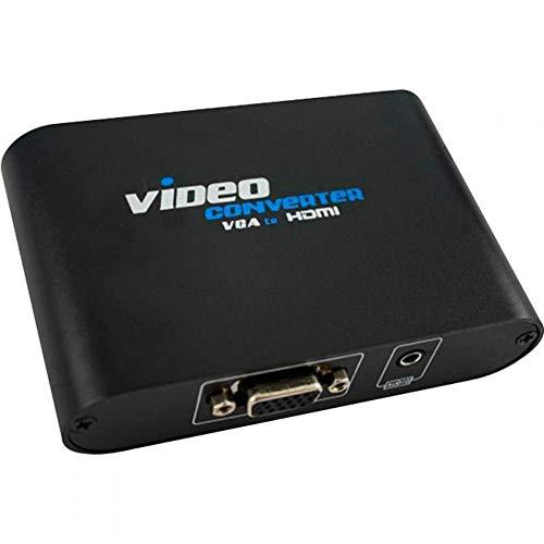 Conversor VGA Para HDMI VIDEO CONVERTER Preto PIX, Pix, Cabos para computadores e notebooks