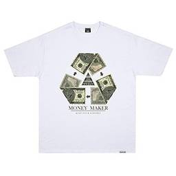 Camiseta Wanted - Make Money branco Cor:Branco;Tamanho:XG