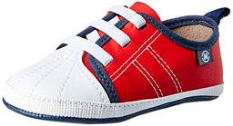 Sapato Casual Np flt, Molekinho, Criança Unissex, Vermelho/Branco, 6