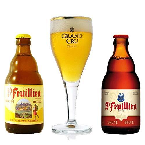 Kit de Cervejas St Feuillien Misto com Taça Grand Cru