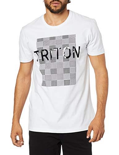 Camiseta Estampada, Triton, Masculino, Branco, M