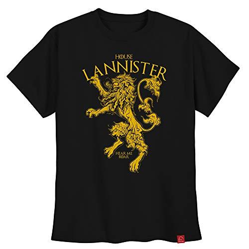 Camiseta Lannister Game Of Thrones Masculina Casas Got GG