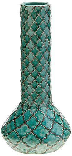 Hedge Garrafa Decorativ 28cm Ceramica Verde Cn Gs Internacional Único