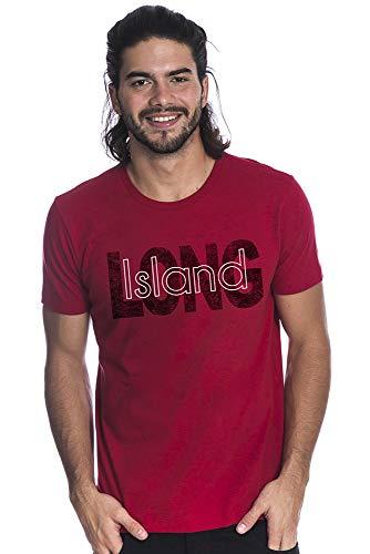 Camiseta Trad, Long Island, Masculino, Vermelho, M