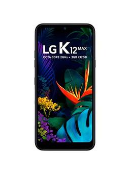 Celular LG K12 MAX, LG, LMX520BMW.ABRABK, 32GB, 6.26'', Preto